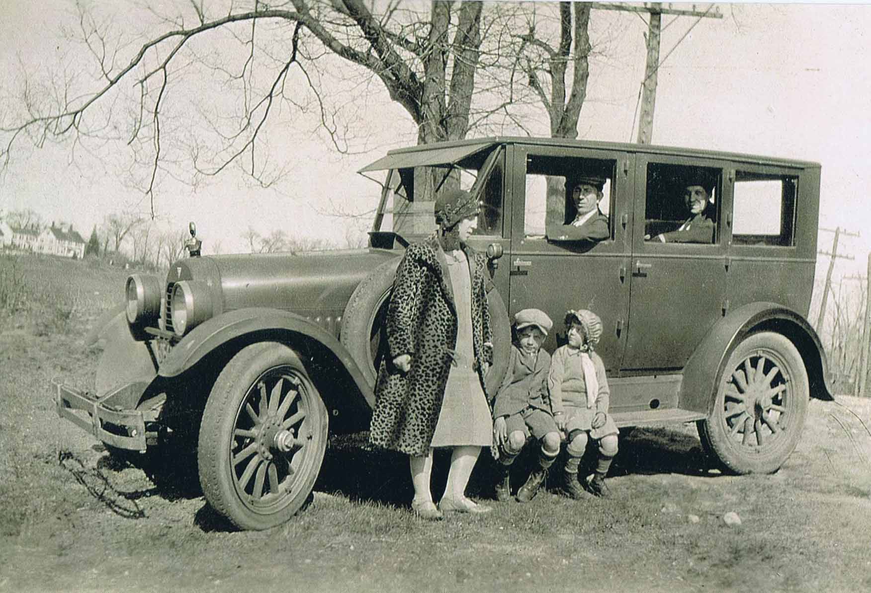 Maud with children